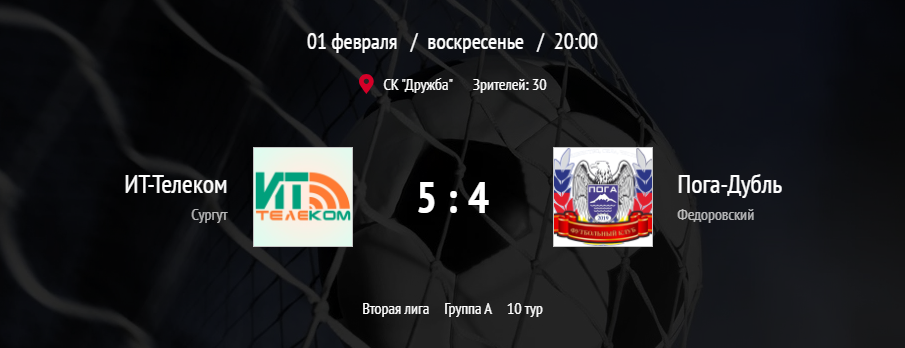 ИТ-Телеком (5:4) Пога-Дубль